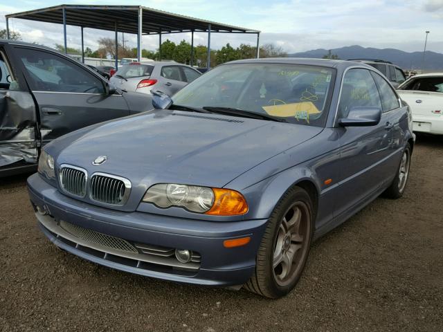 WBABN53461JU30680 - 2001 BMW 330 CI BLUE photo 2