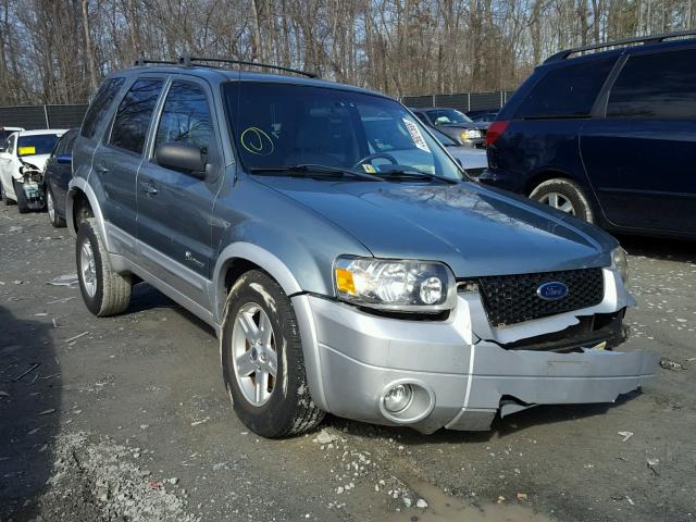 1FMCU95H46KC55392 - 2006 FORD ESCAPE HEV GREEN photo 1