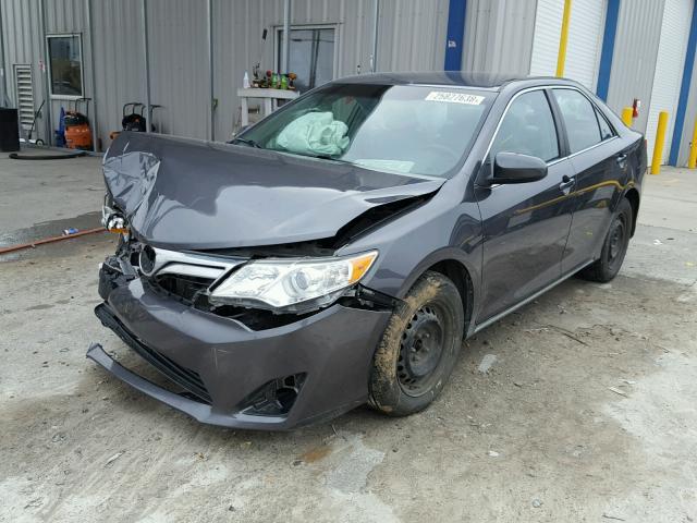 4T4BF1FK9DR322657 - 2013 TOYOTA CAMRY L BLUE photo 2