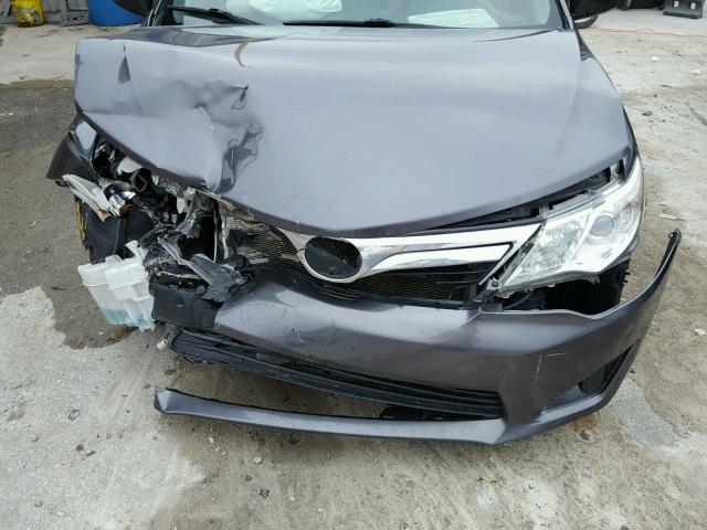 4T4BF1FK9DR322657 - 2013 TOYOTA CAMRY L BLUE photo 7