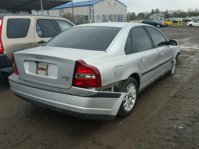 YV1TS94D4Y1100773 - 2000 VOLVO S80 SILVER photo 4