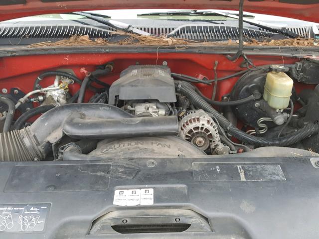 1GCEK19T7XE184028 - 1999 CHEVROLET SILVERADO RED photo 7