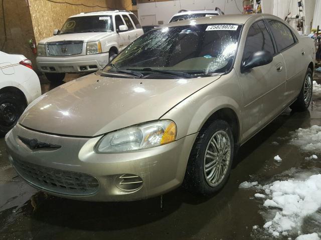 1C3EL46X63N513306 - 2003 CHRYSLER SEBRING LX BEIGE photo 2