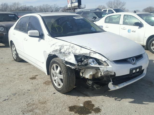 1HGCM66565A012888 - 2005 HONDA ACCORD EX WHITE photo 1