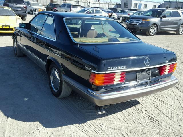 WDBCA45D5GA206348 - 1986 MERCEDES-BENZ 560 SEC BLACK photo 3