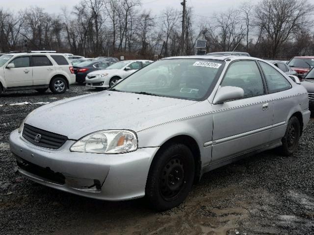 1HGEJ8242YL087123 - 2000 HONDA CIVIC EX SILVER photo 2