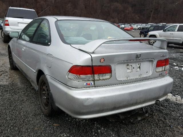1HGEJ8242YL087123 - 2000 HONDA CIVIC EX ვერცხლისფერი ფოტო 3