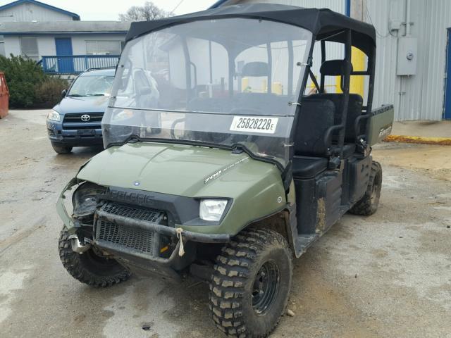 4XAWH68A882705980 - 2008 POLARIS RANGER CRE GREEN photo 2