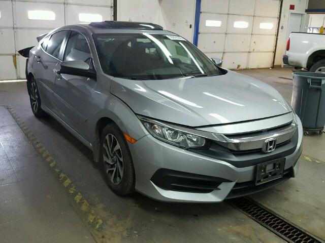 2HGFC2F74GH567594 - 2016 HONDA CIVIC EX ვერცხლისფერი ფოტო 1