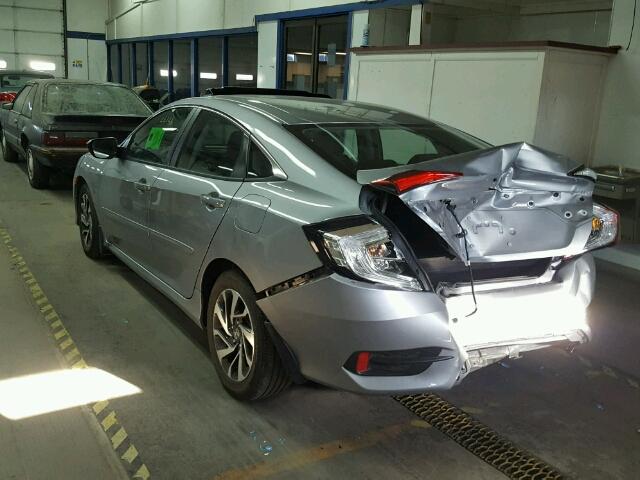 2HGFC2F74GH567594 - 2016 HONDA CIVIC EX SILVER photo 3