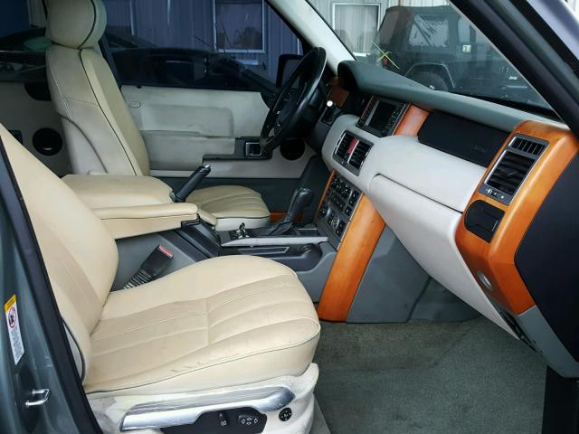 SALME11403A125923 - 2003 LAND ROVER RANGE ROVE GREEN photo 5