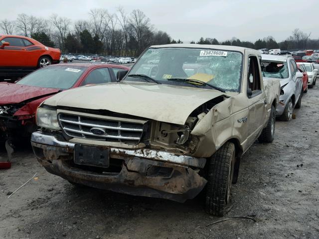 1FTYR14V32TA76172 - 2002 FORD RANGER SUP BEIGE photo 2