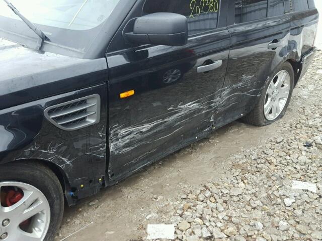 SALSF25426A934137 - 2006 LAND ROVER RANGE ROVE BLACK photo 9