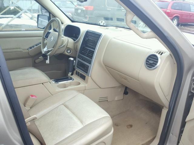 4M2EU47E96UJ25657 - 2006 MERCURY MOUNTAINEE BEIGE photo 5