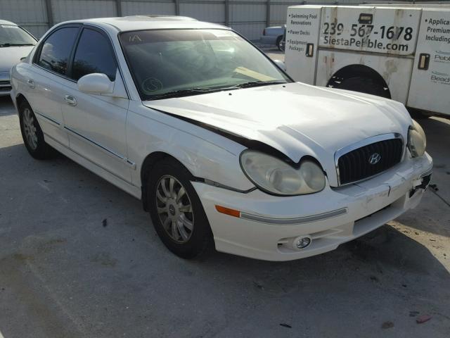 KMHWF35H73A883484 - 2003 HYUNDAI SONATA GLS WHITE photo 1