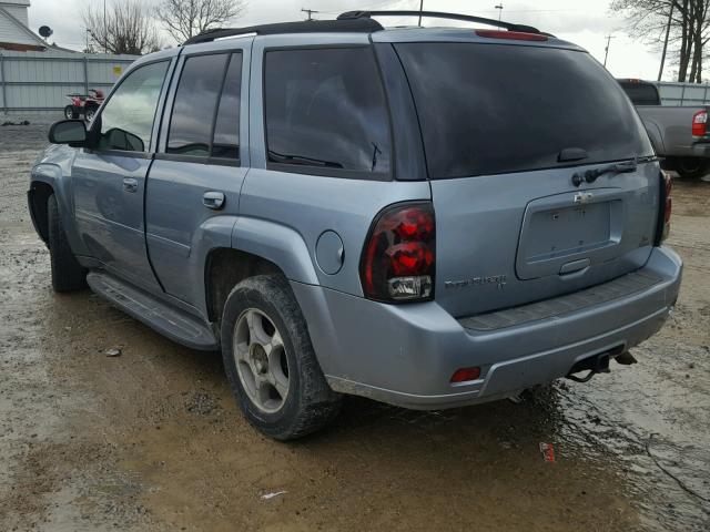 1GNDT13S662282175 - 2006 CHEVROLET TRAILBLAZE BLUE photo 3