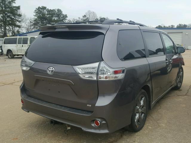 5TDXK3DC4FS645948 - 2015 TOYOTA SIENNA SPO GRAY photo 4