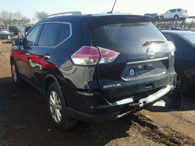 5N1AT2MK0FC783231 - 2015 NISSAN ROGUE S BLACK photo 3