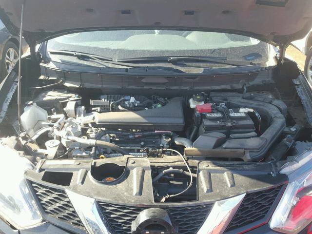 5N1AT2MK0FC783231 - 2015 NISSAN ROGUE S BLACK photo 7