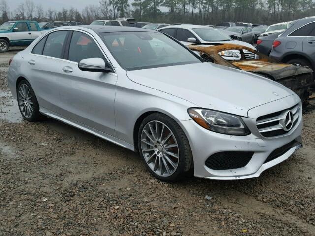 55SWF4JB5HU208578 - 2017 MERCEDES-BENZ C 300 SILVER photo 1