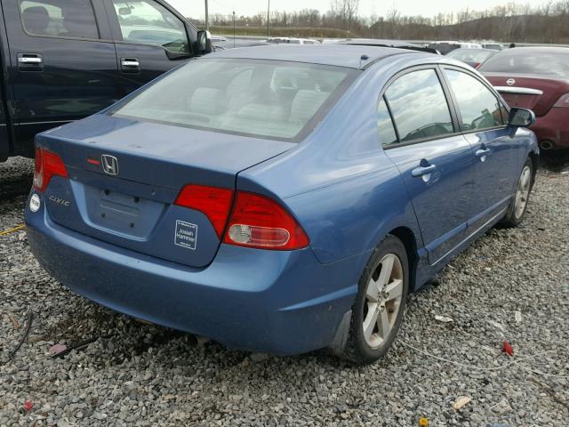 1HGFA16816L031387 - 2006 HONDA CIVIC EX ლურჯი ფოტო 4