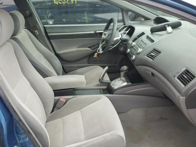 1HGFA16816L031387 - 2006 HONDA CIVIC EX ლურჯი ფოტო 5