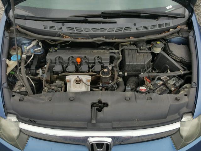 1HGFA16816L031387 - 2006 HONDA CIVIC EX ლურჯი ფოტო 7