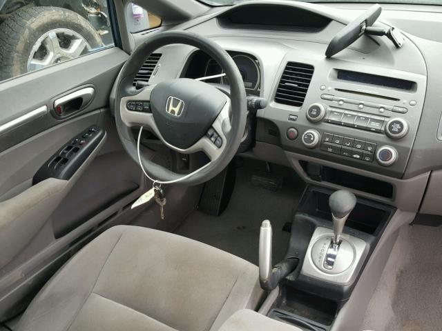 1HGFA16816L031387 - 2006 HONDA CIVIC EX ლურჯი ფოტო 9