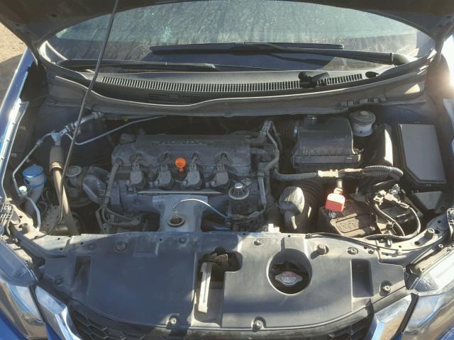 2HGFB2F87FH542943 - 2015 HONDA CIVIC EX BLUE photo 7