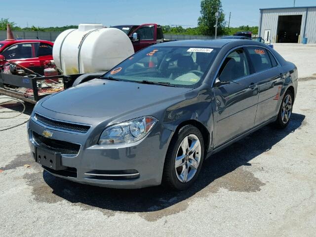 1G1ZH57B59F245318 - 2009 CHEVROLET MALIBU 1LT GRAY photo 2