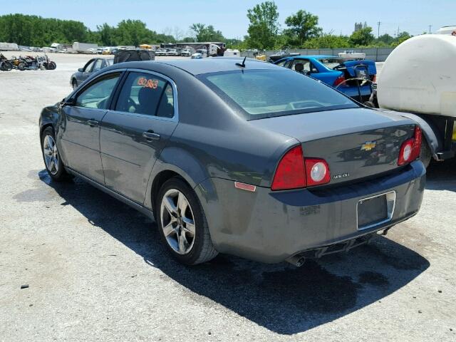 1G1ZH57B59F245318 - 2009 CHEVROLET MALIBU 1LT GRAY photo 3