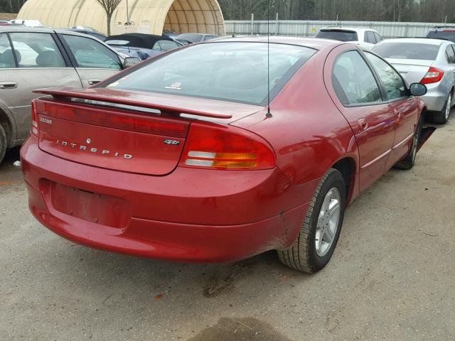 2B3HD56G44H599528 - 2004 DODGE INTREPID E RED photo 4