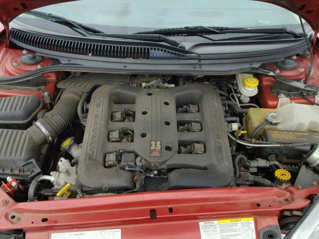 2B3HD56G44H599528 - 2004 DODGE INTREPID E RED photo 7