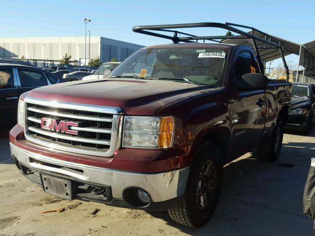 1GTN1TEX6DZ176093 - 2013 GMC SIERRA C15 RED photo 2