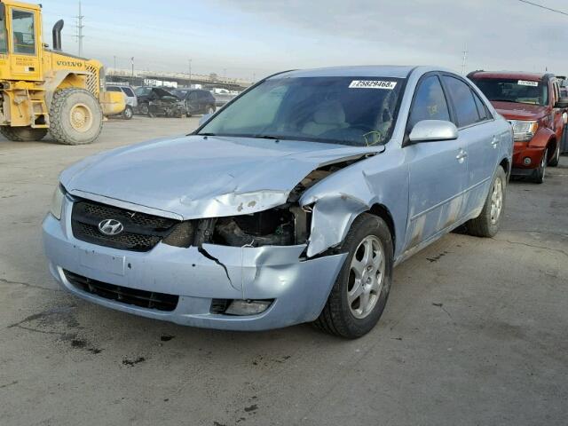 5NPEU46F66H151739 - 2006 HYUNDAI SONATA GLS SILVER photo 2