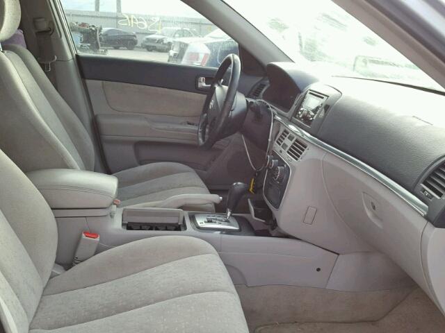 5NPEU46F66H151739 - 2006 HYUNDAI SONATA GLS SILVER photo 5