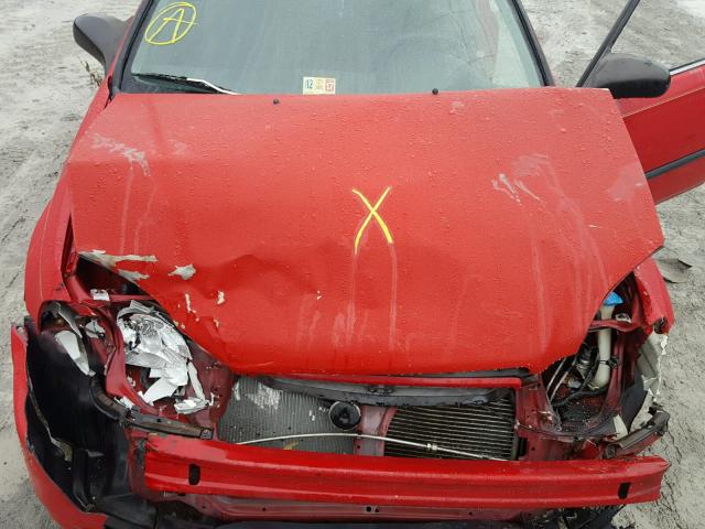 1HGEJ6228WL130038 - 1998 HONDA CIVIC DX RED photo 7