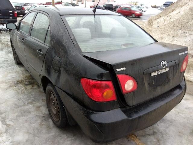 2T1BR32E24C792964 - 2004 TOYOTA COROLLA CE BLACK photo 3