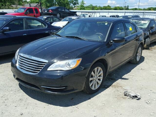 1C3CCBBB5DN599909 - 2013 CHRYSLER 200 TOURIN BLACK photo 2