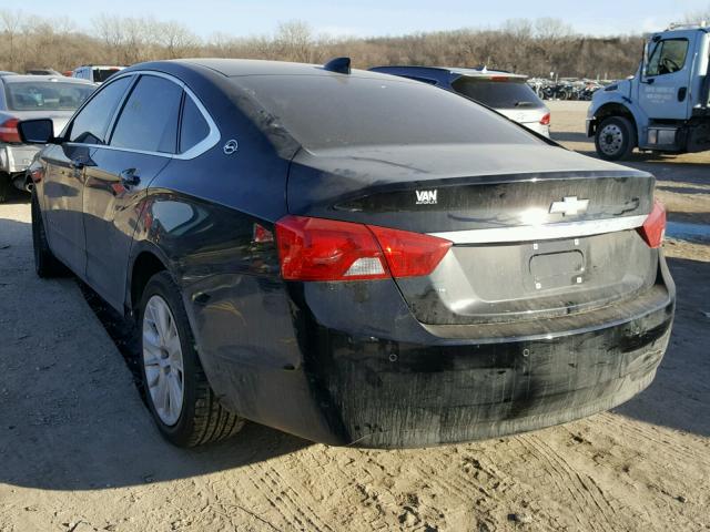 2G11Z5SA5H9101493 - 2017 CHEVROLET IMPALA LS BLACK photo 3