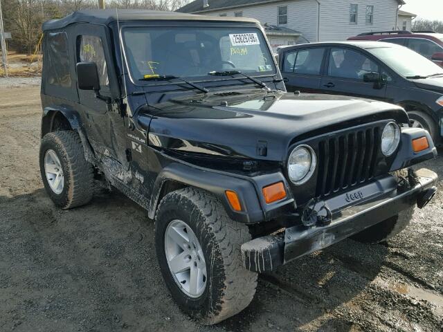 1J4FA39S32P773191 - 2002 JEEP WRANGLER / BLACK photo 1