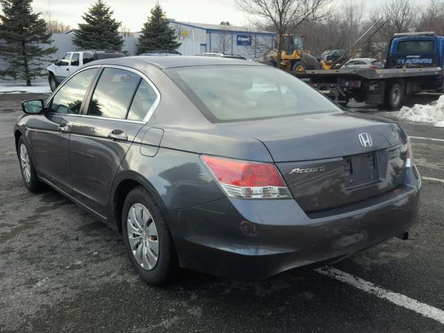 1HGCP25348A121838 - 2008 HONDA ACCORD LX GRAY photo 3