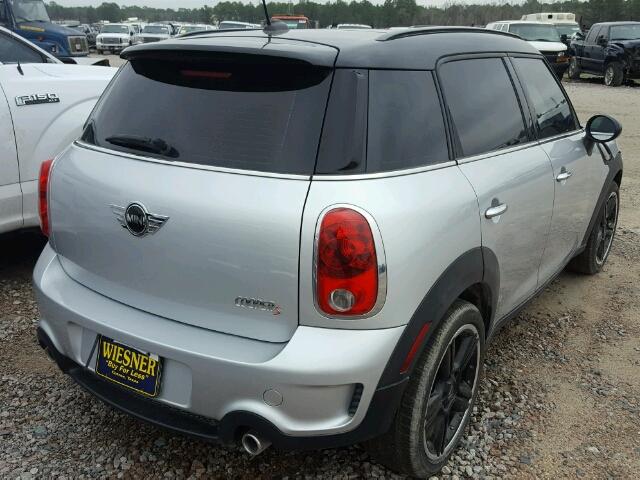 WMWZC3C53DWP21226 - 2013 MINI COOPER S C SILVER photo 4