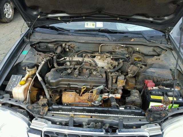 3N1CB51D51L470084 - 2001 NISSAN SENTRA XE GRAY photo 7