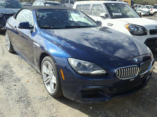 WBALZ5C51CDX64702 - 2012 BMW 650 XI BLUE photo 1