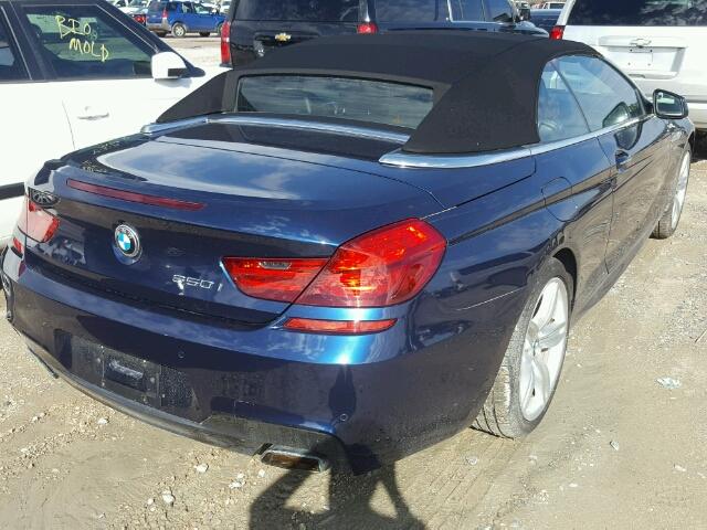 WBALZ5C51CDX64702 - 2012 BMW 650 XI BLUE photo 4
