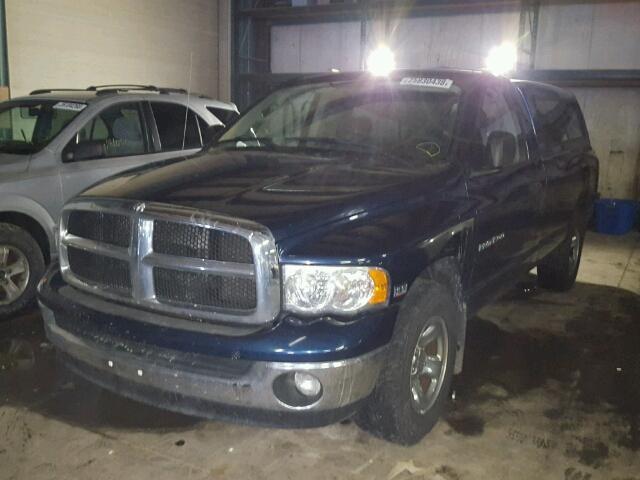 1D7HA16D85J581951 - 2005 DODGE RAM 1500 S BLUE photo 2