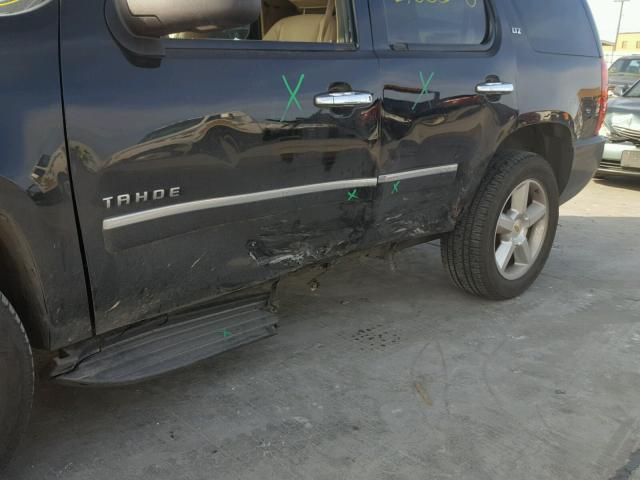 1GNFK33059R148100 - 2009 CHEVROLET TAHOE K150 BLACK photo 9