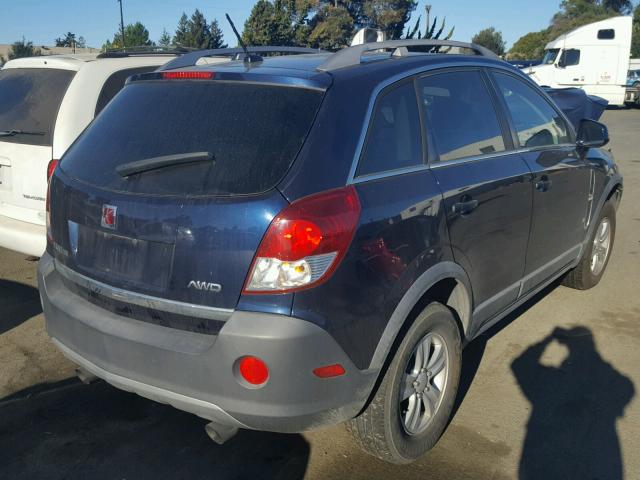 3GSDL43N29S546610 - 2009 SATURN VUE XE BLUE photo 4