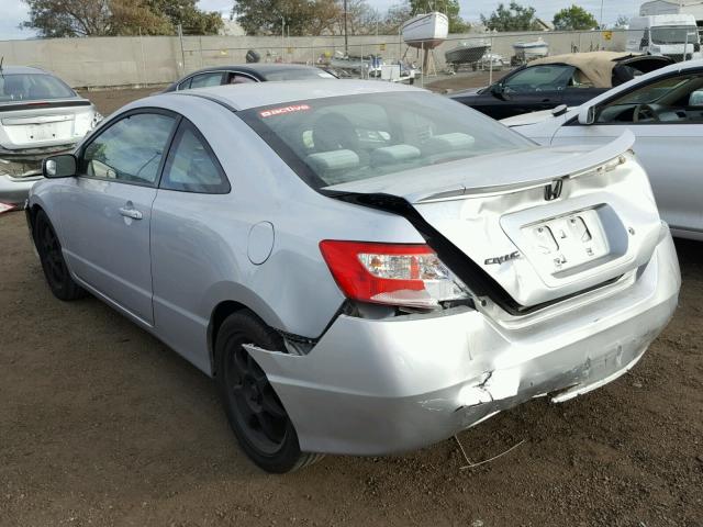 2HGFG12699H517269 - 2009 HONDA CIVIC LX SILVER photo 3